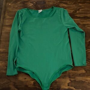 Spirit Green Long Sleeve Kids Bodysuit